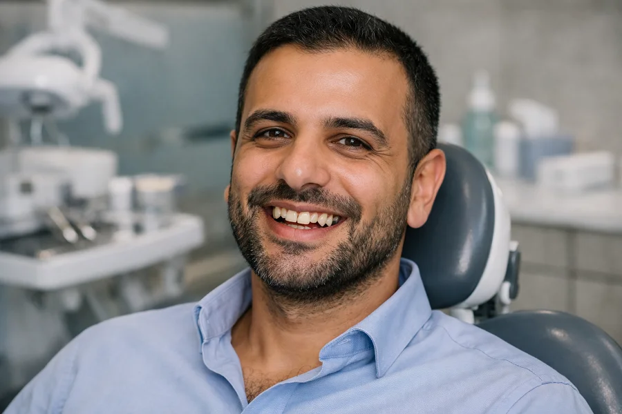 Before treatment, Same Day Dental Implants in Dubai